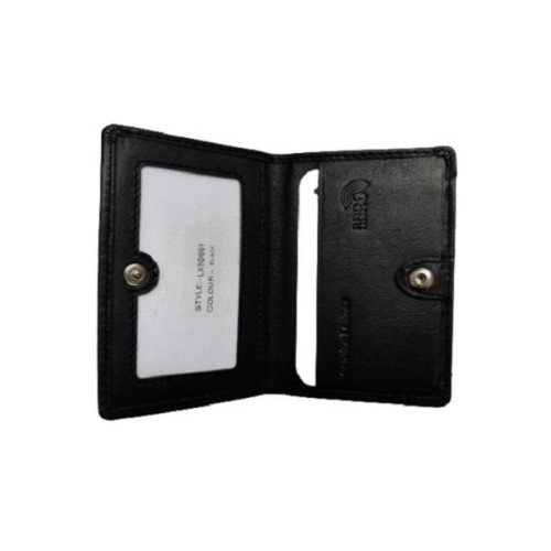 Luxus LX 50661, Καρτοθήκη, Δέρμα, Μαύρο 