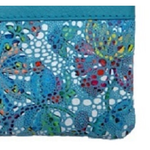 Luxus 40231, Κλειδοθήκη, Δέρμα, Μωσαϊκό, Πουγκί, Γαλάζιο  