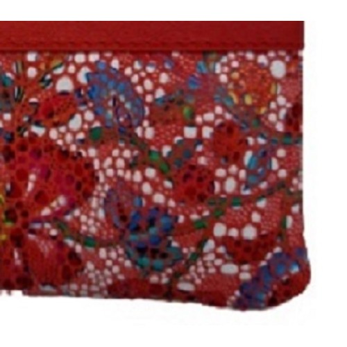 Luxus 40231, Κλειδοθήκη, Δέρμα, Μωσαϊκό, Πουγκί, Κόκκινο 