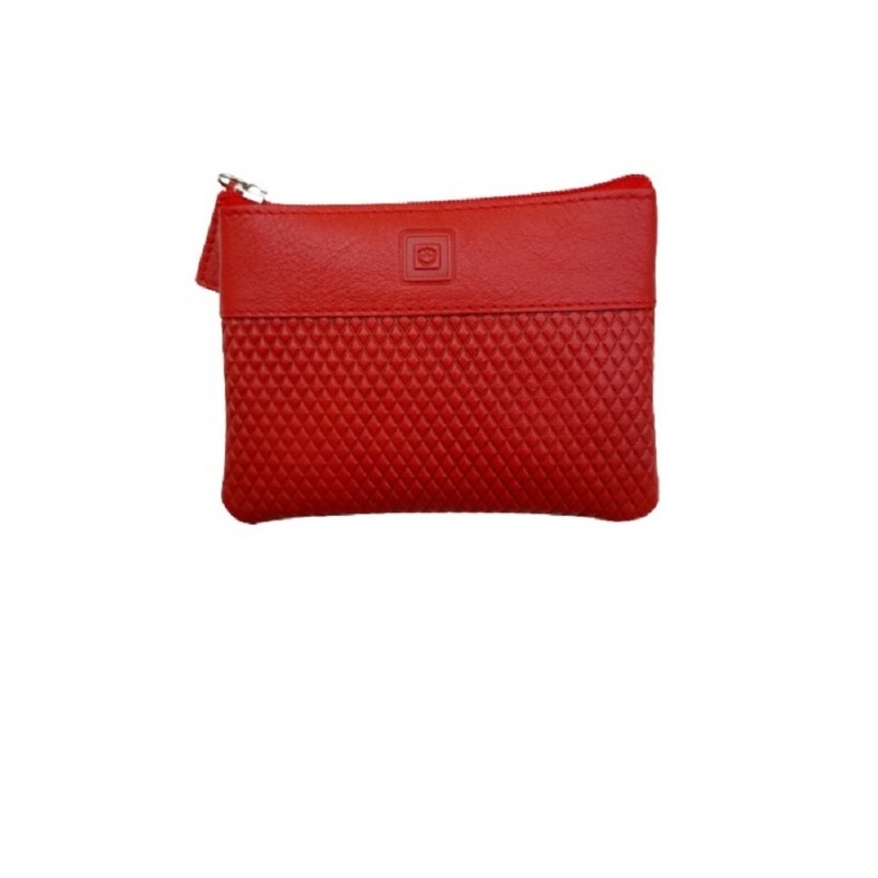 Luxus 40131, Κλειδοθήκη, Δέρμα, Πουγκί, Κόκκινο 