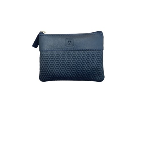 Luxus 40131, Κλειδοθήκη, Δέρμα, Πουγκί, Μπλε σκούρο