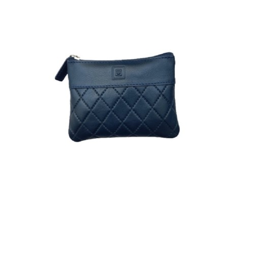 Luxus 40031, Κλειδοθήκη, Δέρμα, Πουγκί, Μπλε σκούρο