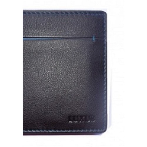 Luxus 8334, Δερμάτινο, Μαύρο/Μπλε 