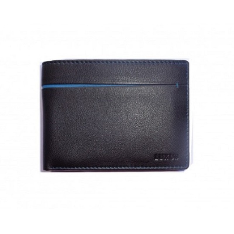 Luxus 8334, Δερμάτινο, Μαύρο/Μπλε 