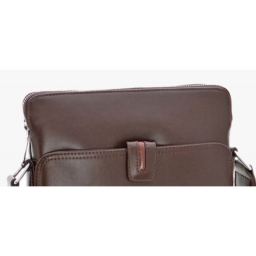 Bartuggi 718-110609-42, Τσαντάκι Χιαστί, Δέρμα, Καφέ