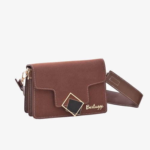 Bartuggi 718-102517, Ώμου, PVC, Καφέ