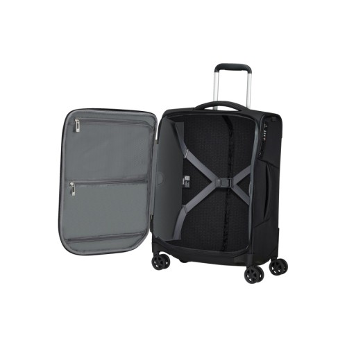 Samsonite 143328-7416 Respark, Ύφασμα, Μικρή/Καμπίνας, Μαύρο