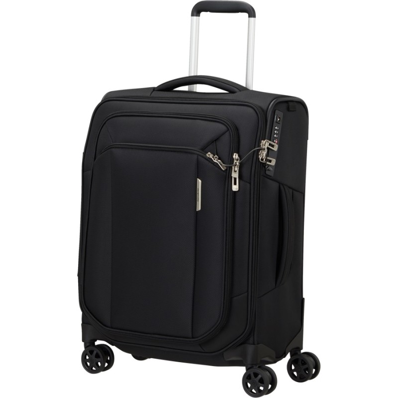Samsonite 143328-7416 Respark, Ύφασμα, Μικρή/Καμπίνας, Μαύρο