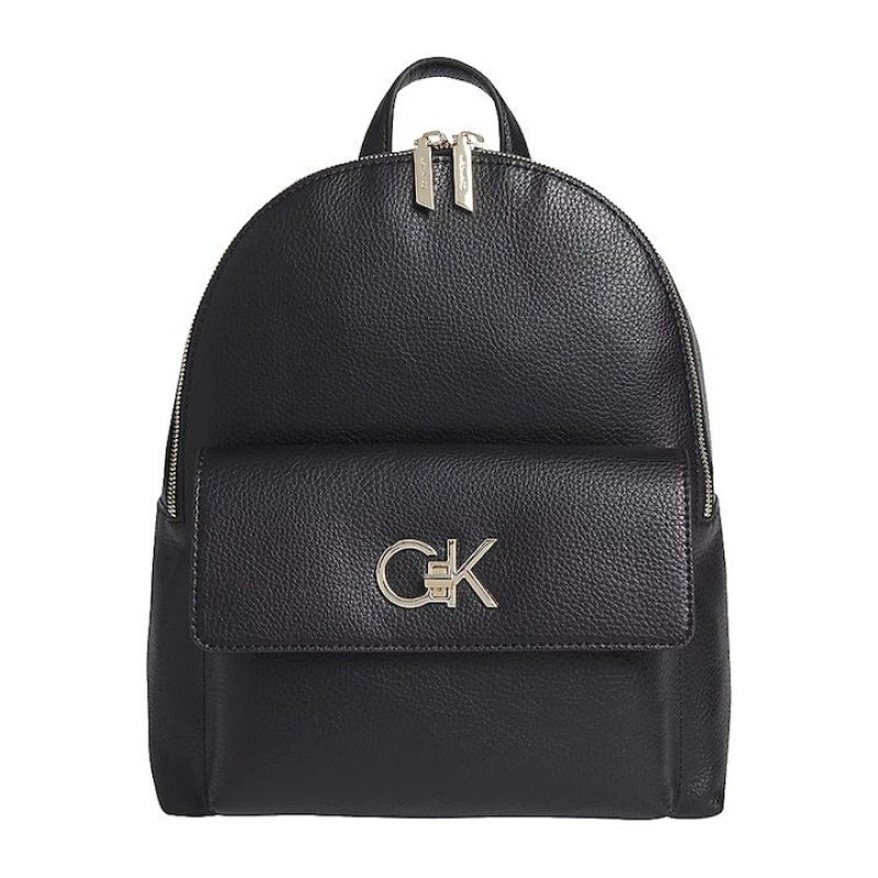 Calvin Klein K60K609428, Backpack/Ωμοπλάτης, Δερματίνη, Μαύρο