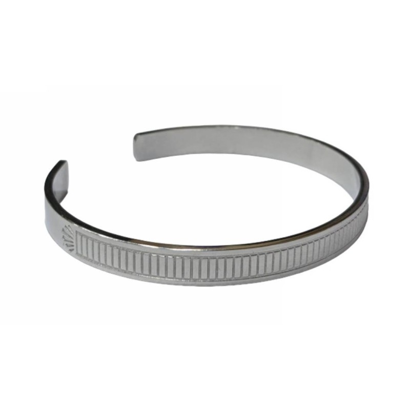 Kostibas 1513-965A, Βραχιόλι, Χειροπέδα, Ατσάλι, Ασημί