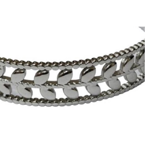 Kostibas 1513-962A, Βραχιόλι, Χειροπέδα, Ατσάλι, Ασημί