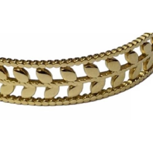 Kostibas 1513-962X, Βραχιόλι, Χειροπέδα, Ατσάλι, Χρυσό