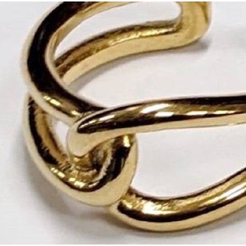 Kostibas 2513-334X8, Δαχτυλίδι, Ατσάλι, Χρυσό