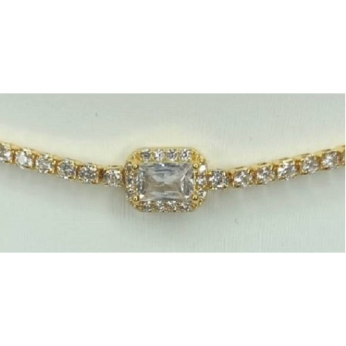 Kostibas 1012-929XL, Κολιέ, Στρας, Χρυσό 