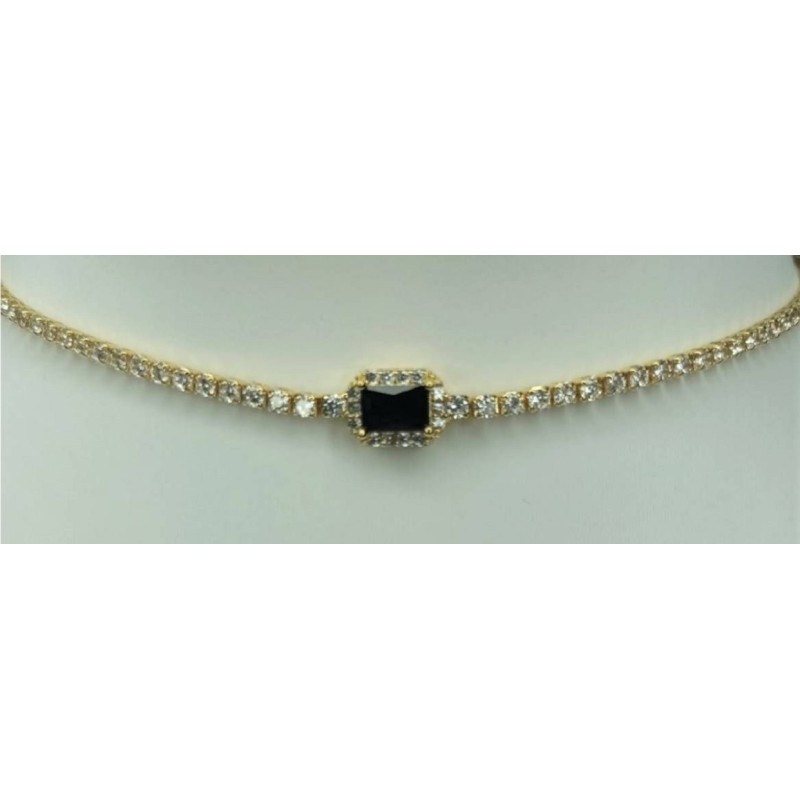 Kostibas 1012-929XM, Κολιέ, Στρας, Μεταλλικό Χρυσό 