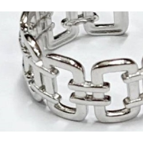 Kostibas 2513-321A8, Δαχτυλίδι, Ατσάλι, Ασημί