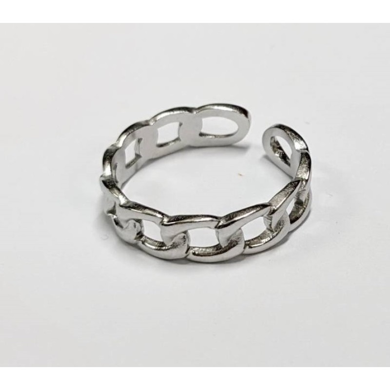 Kostibas 2513-324A8, Δαχτυλίδι, Ατσάλι, ΤΕ, Ασημί