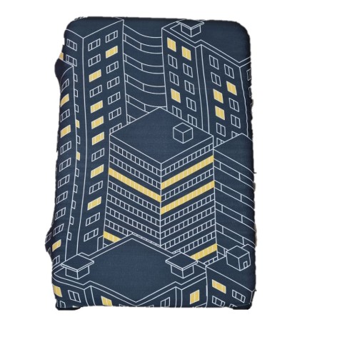 MCS V5001 Κάλυμμα Βαλίτσας Μεγάλου Μεγέθους 70-79 cm, Ύφασμα, Μαύρο Πόλη