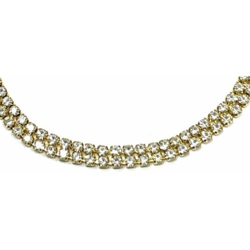 Kostibas 1513-917X2, Βραχιόλι, Ατσάλι, Στρας, Χρυσό