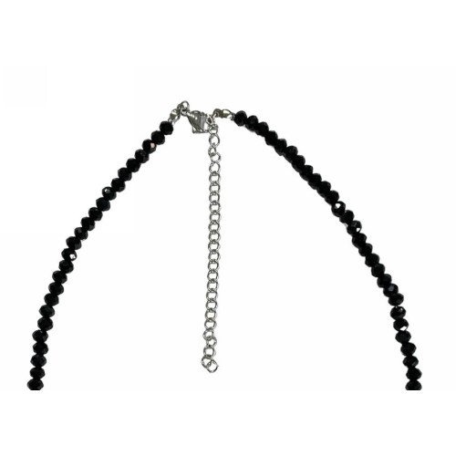 Kostibas 1023-001M, Κολιέ, Κρύσταλλο, Μαύρο 