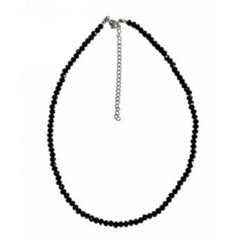 Kostibas 1023-001M, Κολιέ, Κρύσταλλο, Μαύρο 