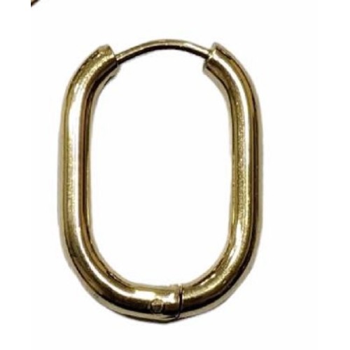 Kostibas 3113-633X, Σκουλαρίκια κρίκοι, Ατσάλι, Χρυσό