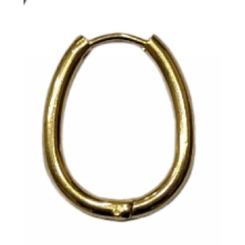 Kostibas 3113-691X, Σκουλαρίκια κρίκοι, Ατσάλι, Χρυσό