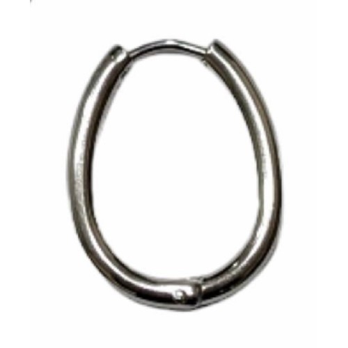 Kostibas 3113-691A, Σκουλαρίκια κρίκοι, Ατσάλι, Ατσάλινο