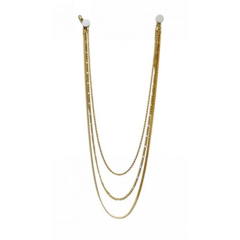 Kostibas 1013-880X2, Κολιέ, Ατσάλι μιξ, Χρυσό