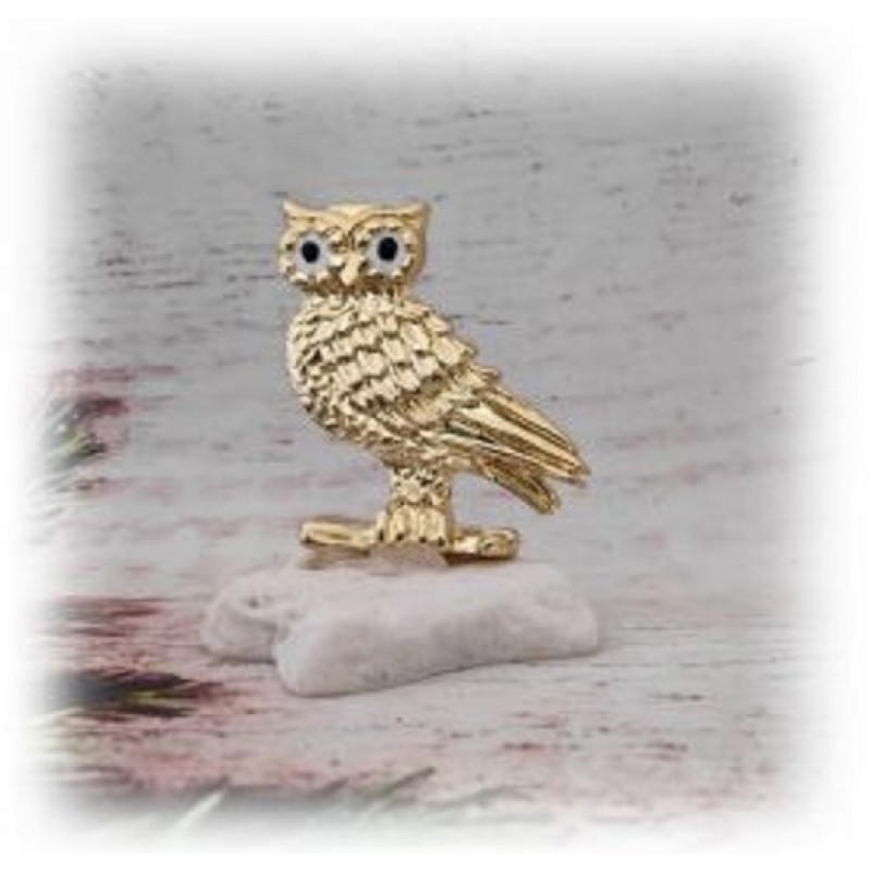 Kostibas 6714-109XY, Γούρι Χριστουγεννιάτικο, Πέτρα, Χρυσαφί