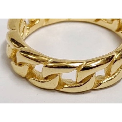 Kostibas 2513-325X, Δαχτυλίδι, Ατσάλι, Χρυσό