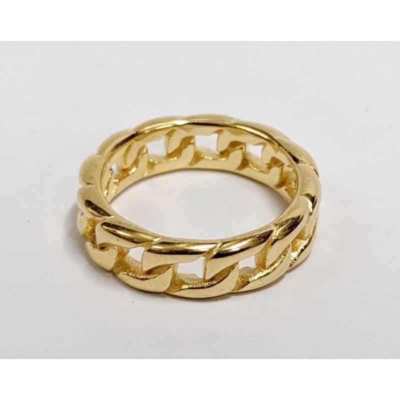 Kostibas 2513-325X, Δαχτυλίδι, Ατσάλι, Χρυσό