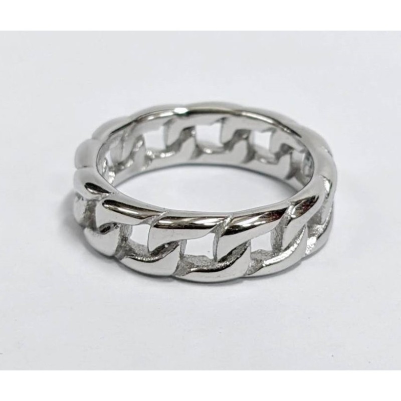 Kostibas 2513-325A, Δαχτυλίδι, Ατσάλι, Ασημί