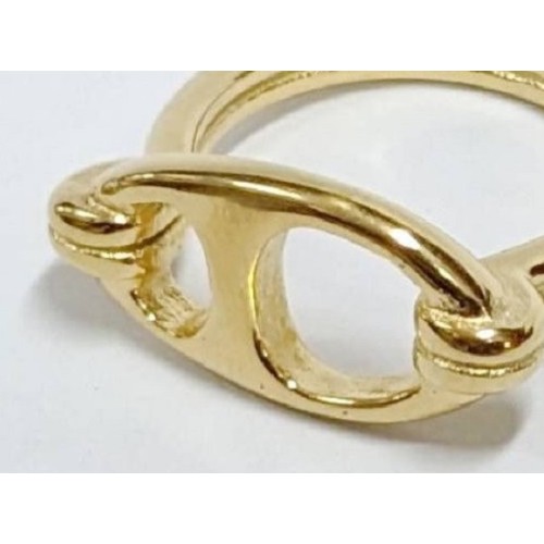 Kostibas 2513-335X, Δαχτυλίδι, Ατσάλι, Χρυσό