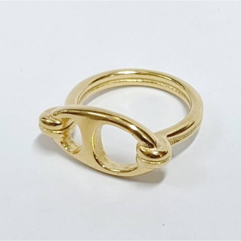 Kostibas 2513-335X, Δαχτυλίδι, Ατσάλι, Χρυσό