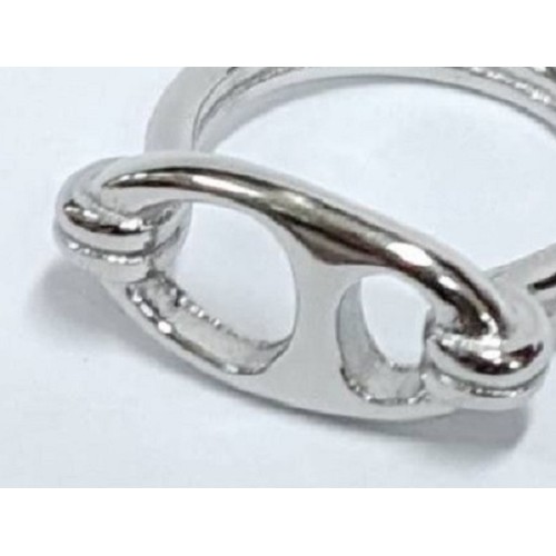 Kostibas 2513-335A, Δαχτυλίδι, Ατσάλι, Ασημί