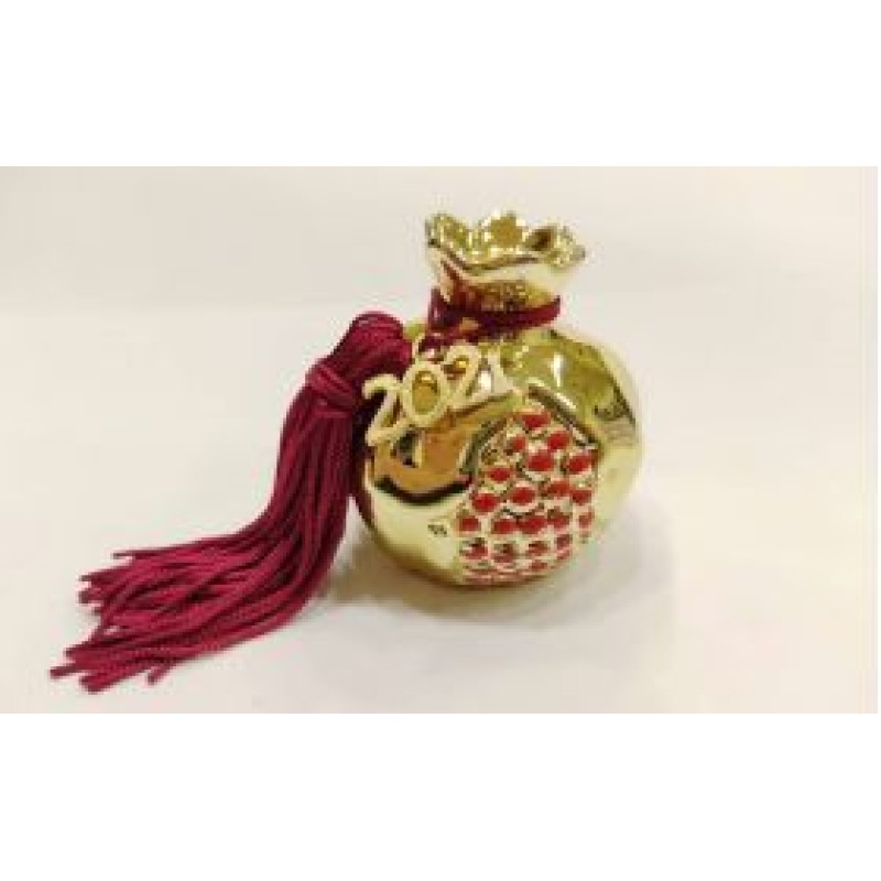 Kostibas 5698-036CX, Διακοσμητικό ρόδι, Χρυσαφί