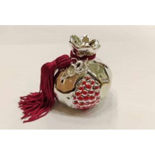 Kostibas 5698-036CA, Διακοσμητικό ρόδι, Ασημί