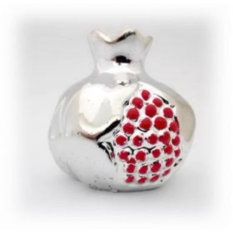 Kostibas 5698-035CA, Διακοσμητικό ρόδι, Ασημί