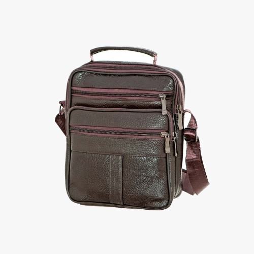 Bartuggi 718-110604, Τσάντα ταχυδρόμου, Δέρμα, Καφέ