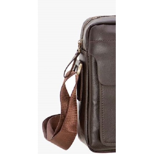 Bartuggi 718-110614, Τσάντα ταχυδρόμου, Δέρμα, Καφέ