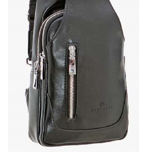 Bartuggi 718-110630, Τσαντάκι Crossbody, Δέρμα, Μαύρο