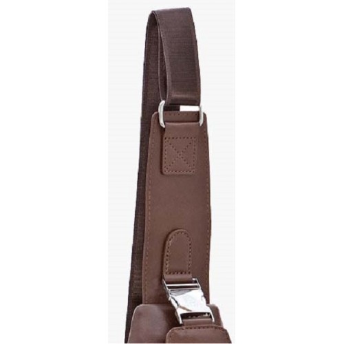 Bartuggi 718-110630, Τσαντάκι Crossbody, Δέρμα, Καφέ