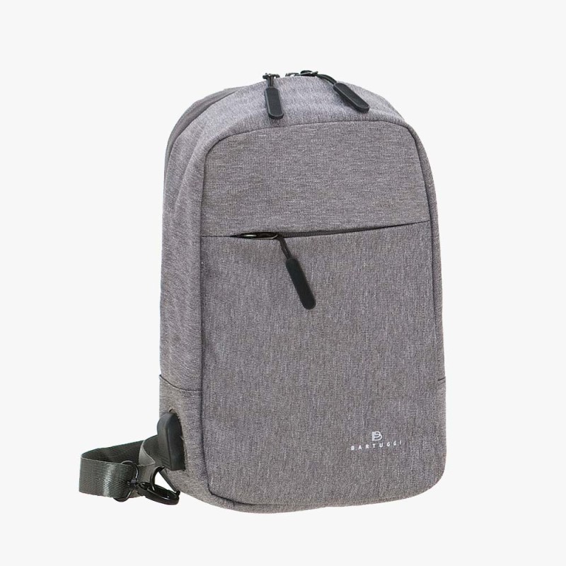 Bartuggi 718-3315, Τσαντάκι Χιαστί, Ύφασμα, Γκρι