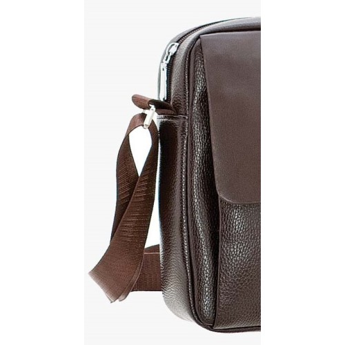 Bartuggi 718-110629, Τσάντα ταχυδρόμου, Δέρμα, Καφέ