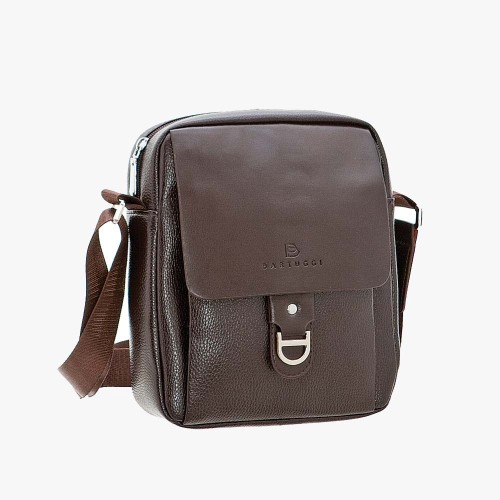 Bartuggi 718-110629, Τσάντα ταχυδρόμου, Δέρμα, Καφέ