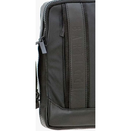 Bartuggi 718-110606, Τσάντα ταχυδρόμου, Ύφασμα, Μαύρο