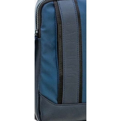 Bartuggi 718-110606, Τσάντα ταχυδρόμου, Ύφασμα, Μπλε