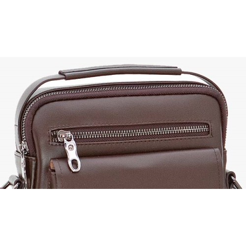Bartuggi 718-110601, Τσάντα ταχυδρόμου, Δέρμα, Καφέ