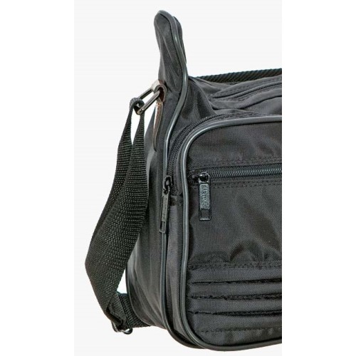 Bartuggi 203-5175, Τσάντα ταχυδρόμου, Ύφασμα, Μαύρο